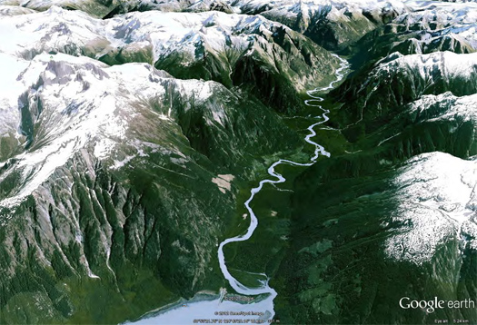 Aerial View of Southgate River